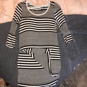Black and white striped shirt